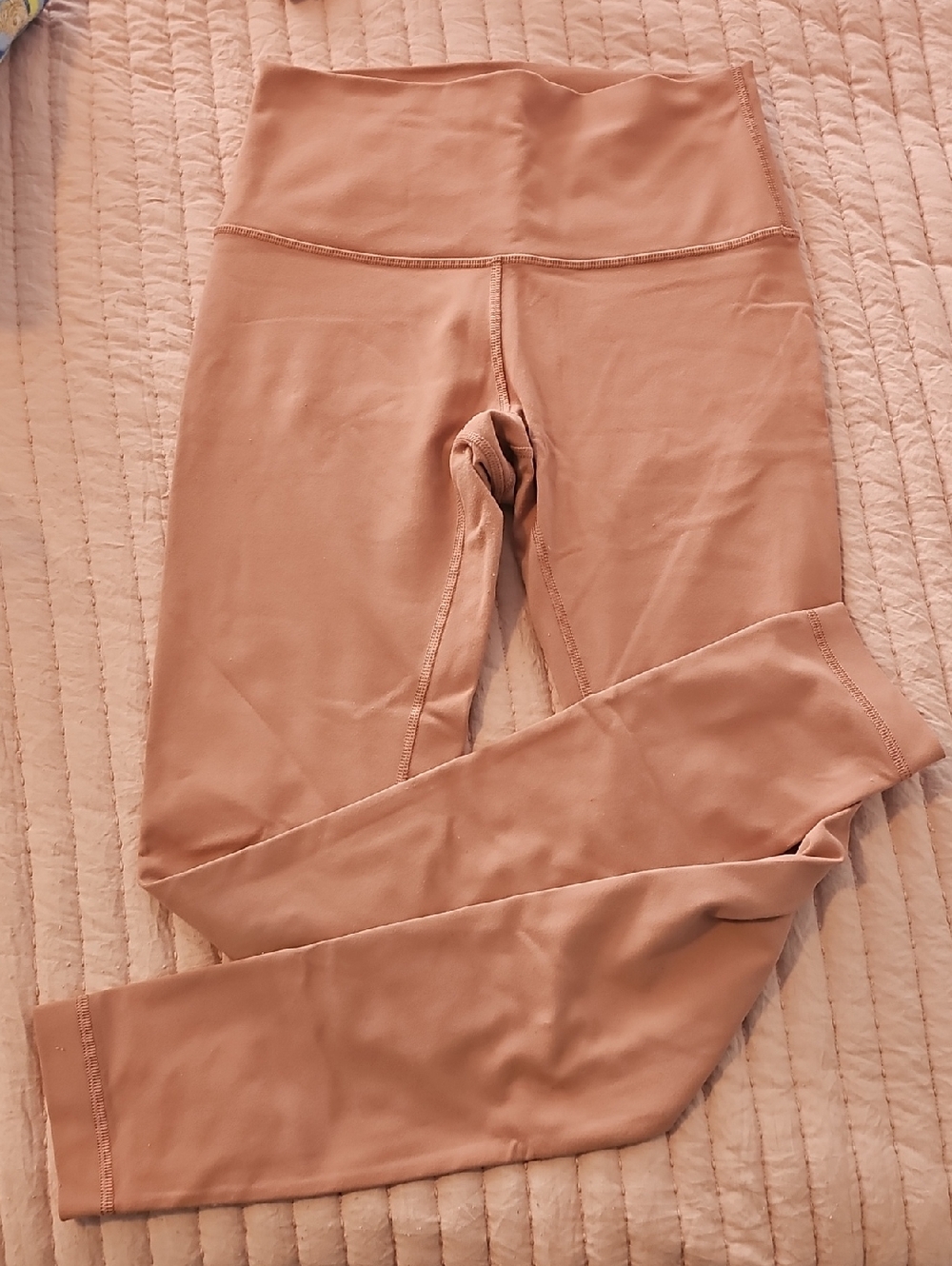 Victoria's Secret Dusty Rose Seamless Yoga Leggings Sz 4